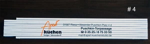 Zollstock, Gliedermaßstab, mit Motiv - Holz - neu - 2 Meter - Bild 1 von 3
