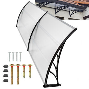 Door Canopy Awning Shelter Front Back Outdoor Porch Patio Roof Rain Cover 200cm