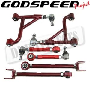 Godspeed 6Pc Rear Camber+Toe+Traction Arm Kit For 98-05 Lexus GS300/GS400/GS430