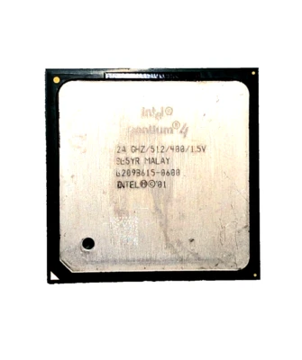 Intel Pentium 4 CPU Processor SL5YR 2A GHZ/512/400 Socket 478 Skt PC Desktop - Image 1 of 2
