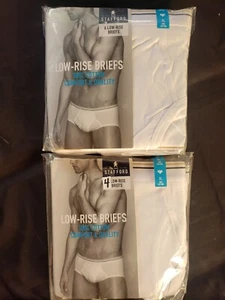 Stafford XL 40-42 Herren Slips niedrig geschnitten weiß Baumwolle 10 Paar - Bild 1 von 4