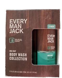 Every Man Jack Sea Salt Body Wash (2) 12oz -new - Picture 1 of 3