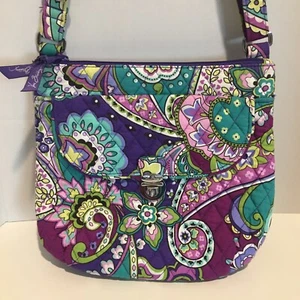 VERA BRADLEY SADDLE HIPSTER Heather Crossbody Shoulder Bag Retired MSRP $60 - Picture 1 of 12
