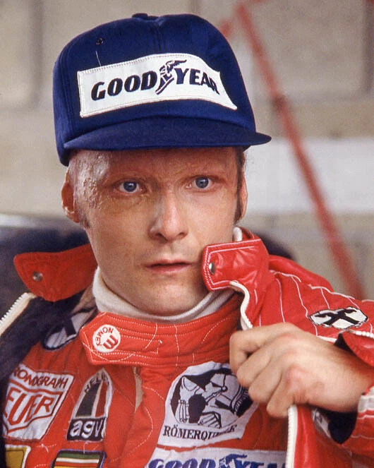 1976 Driver NIKI LAUDA Glossy 8x10 Photo U.S. Grand Prix East Poster Ferrari - Image 1 of 1