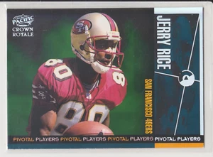 JERRY RICE 1998 PACIFIC CROWN ROYALE PIVOTAL PLAYERS - Picture 1 of 1