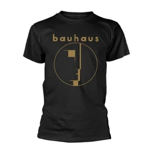 Officially licensed Bauhaus Spirit Logo Gold Mens Black T Shirt Bauhaus Tee - Picture 1 of 1