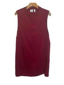 Adidas Originals XBYO Elongated Tank BQ8230 Burgundy Size L - Picture 1 of 6