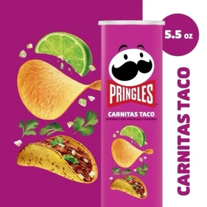 Pringles Carnitas Taco Kartoffelchips 5,5 Oz. - Bild 1 von 4