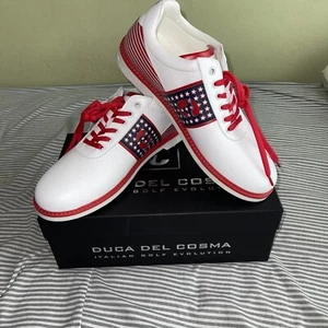 DUCA DEL COSMA (4th of JULY. ) Size (9). In original box. W/ Bag / Wht Laces - Picture 1 of 8