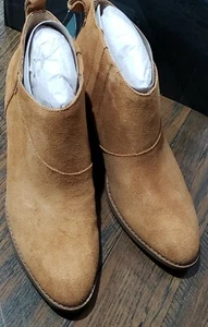 Toms Leilani DAMENSTIEFELETTE KARMELBRAUN VELOURSLEDER GRÖSSE 7,5 - Bild 1 von 11