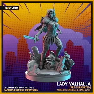 Lady Valhalla | protocollo di crisi 40 mm | gioco da tavolo | miniatura da tavolo | - Foto 1 di 1