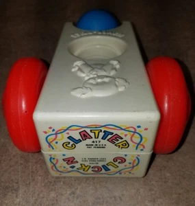 1975 FISHER PRICE CLICK N CLACK PUSH REPLACEMENT TOY - Picture 1 of 5
