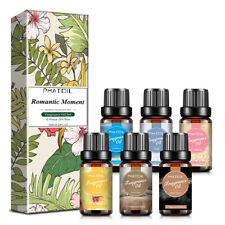 PHATOIL Set de Aceites Esenciales Perfumados 6x10ml para aromaterapia,Vela,Jabón