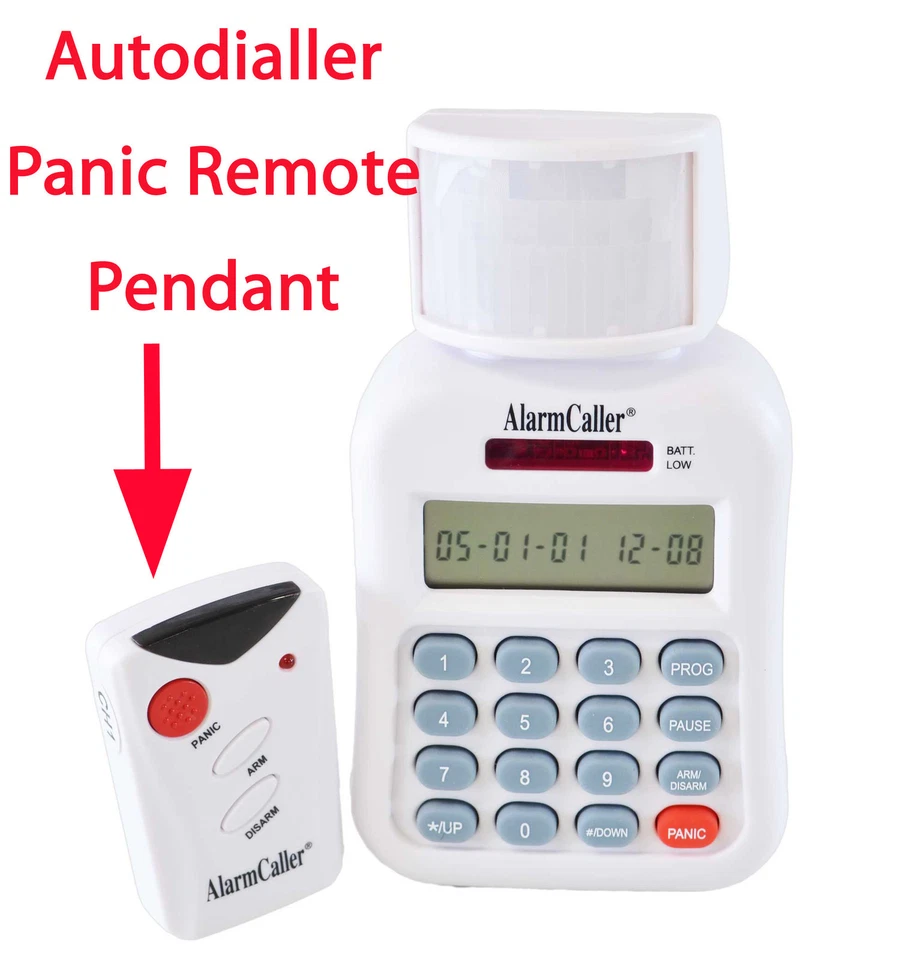 Panic Distress Intruder Alarm Remote Pendant PIR Be Safe & Secure Auto Dialling - Image 1 of 1
