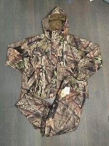 Cabelas Real Tree Camo Mossy oak Pants And Jacket Set Size Large And XL