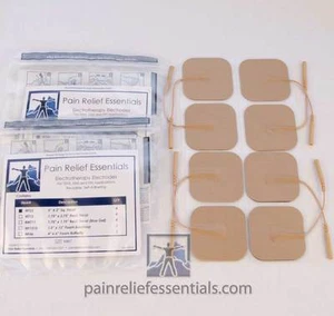 8 Rhythm Touch 2x2 Replacement Pads - Silver Layer Reusable Electrode - MFG USA - Picture 1 of 4