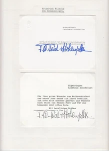 Autógrafos originales de Friedrich Wilhelm von Hohenzollern, realeza, Alemania (L6620) - Imagen 1 de 2