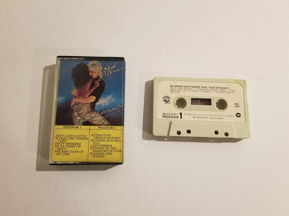 Rod Stewart - Blondes Have More Fun - Cassette Tape - Image 1 of 1