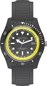Nautica Mens Chronograph Quartz Watch with Rubber Strap NAPIBZ001 - Picture 1 of 2