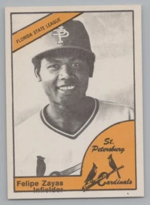 Felipe Zayas 1977 TCMA St. Petersburg Cardinals - Picture 1 of 2