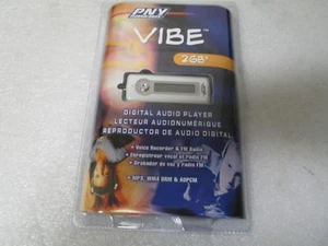 PNY Vibe 2 GB Reproductor de Audio Digital MP3 WMA DRM y ADPCM Grabadora de Voz FM Sellada - Imagen 1 de 4