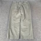 POLO RALPH LAUREN Trousers Mens 35 Grey Chinos Straight Classic W35 L30 (19630)