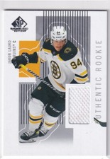 2022-23 UD SP GAME USED RETRO RENOVATIONS ROOKIE JERSEY BRUINS JAKUB LAUKO