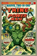 Marvel Two-In-One #13, #34, #35, lot of 3 comics, The Thing, Power Man, Skull