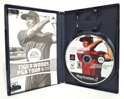 Vintage 2007 Original Sony PlayStation 2 Tiger Woods PGA Tour 08 Manual Included - Image 1 of 4