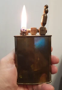 Vintage French Desk Lighter – Bronze – Ministère des Finances Plaque – 1930s - Picture 1 of 6