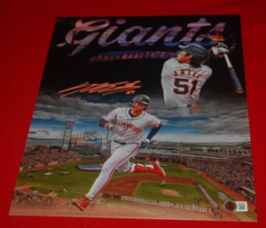 Foto firmada por Jung Hoo Lee de los Gigantes de San Francisco 11X14 Beckett certificado de autenticidad 1W778084 - Imagen 1 de 3