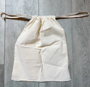 Tory Burch Drawstring Dust Bag Cream Color Size Approximately 14”x 11” Gift Bag - Picture 1 of 5
