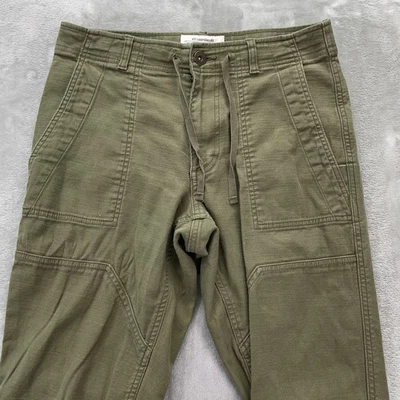 REI Co-Op Pants Men's 30x29 Green Trailsmith Joggers Double Knee Drawstring trek - Image 1 of 4