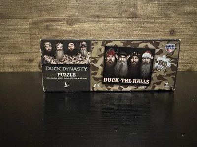 Duck Dynasty 1000 piece 20"x26" Puzzle "Duck The Halls" Christmas 🦆NEW SEALED🦆 - Image 1 of 2