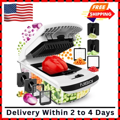 Picadora de verduras y espiralizador Fullstar 4 en 1 - Envío rápido a EE. UU. Foto 1 de 4