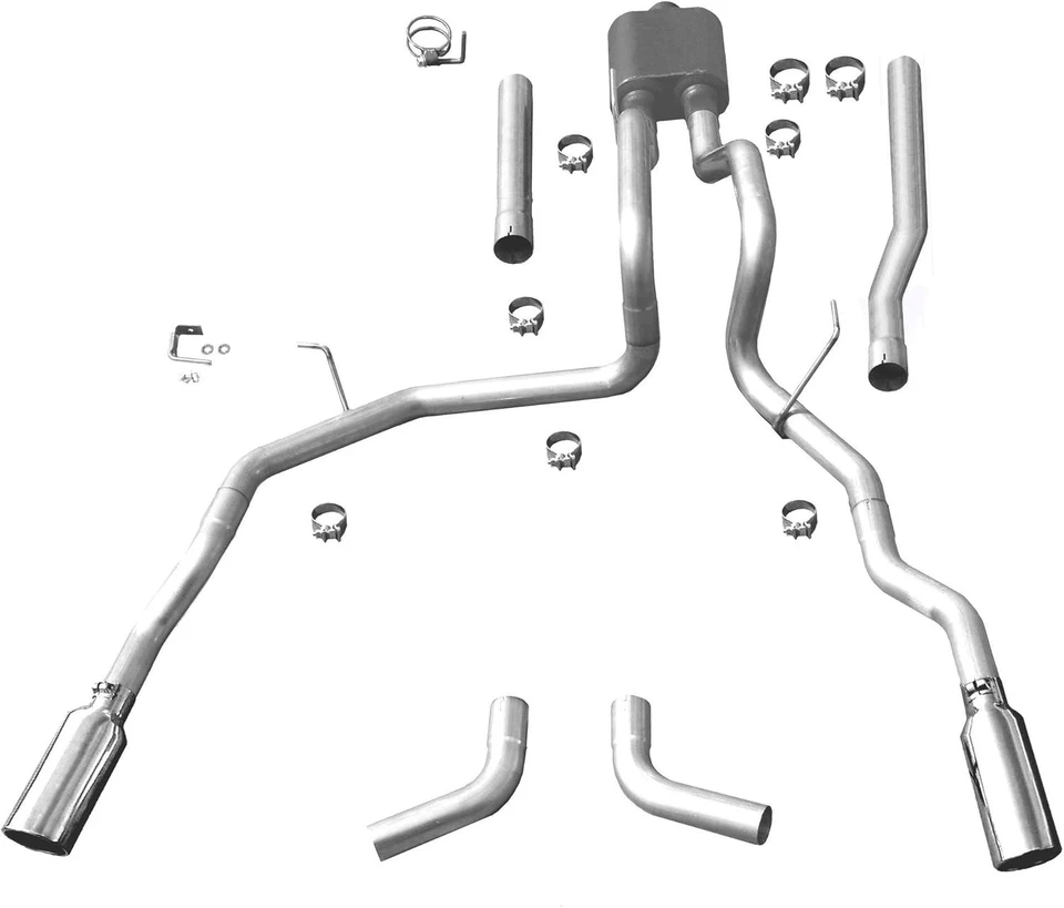 Legato Performance 2004-08 Ford F150/Lincoln Lt V8 Cat-Back Exhaust Kit Lex4210 Foto 1 de 1