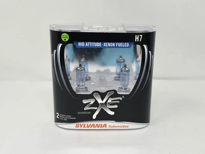 Sylvania Silverstar zXe H7 две галогенные лампы, 55 Вт лампы фары - новый и запечатанный - Изображение 1 из 4