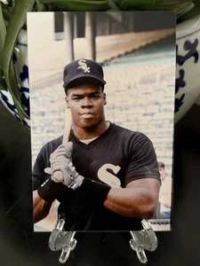 Frank Thomas 4x6 Original Photo Chicago White Sox 1995 Big Hurt Possible Type 1 - Picture 1 of 5
