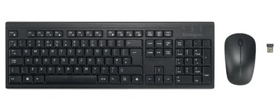 KM270 EQ Rechargeable Wireless Keyboard & Mouse Deskset, Black - K75560UK - Image 1 of 4