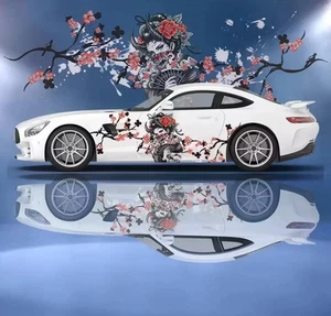 Custom Samurai Livery Racing Side Wrap; JDM Inspired Samurai Custom Decal Side - Picture 1 of 1
