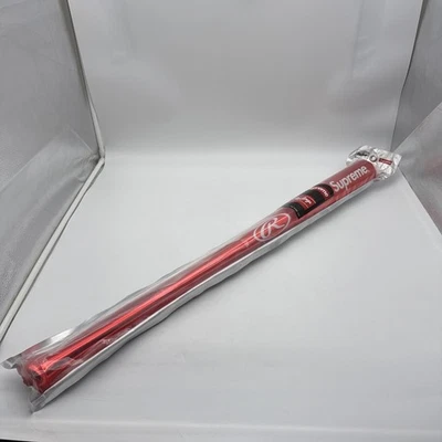Бейсбольная бита Supreme Rawlings из хромированного клена дерева красная совершенно новая готова к отправке - Изображение 1 из 4