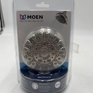 Moen 23045SRN Banbury 5 Strahl Duschkopf Nickel Finish Massage Regenguss - Bild 1 von 3