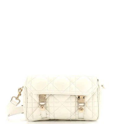 Christian Dior Diorcamp Messenger сумка с подкладкой Macrocannage лоскутное одеяло телячья кожа маленький - Изображение 1 из 4