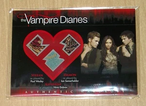 2013 Cryptozoic Vampire Diaries Binder Wardrobe card M30 Dobrev Ian Season 2 - Picture 1 of 1