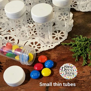 12 Tubos Pequeños Vial Píldoras Tableta Polvo Contenedor Polvo Geocaché #2810 DecoJars - Imagen 1 de 5