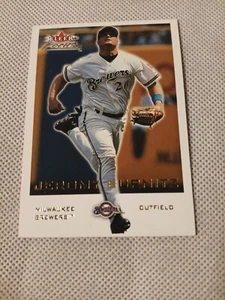 2001 JEROMY BURNITZ FLEER FOCUS CARD #38 MILWAUKEE BREWERS NY METS - Picture 1 of 2