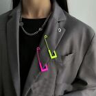 Women's Clothing Fluorescent Pin Corsage Hoodie Suit Lapel Pins  Women Men