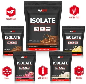 Whey Protein Isolate Powder 1KG Pure Premium Protein Shake GMO & Gluten FREE  - Picture 1 of 5