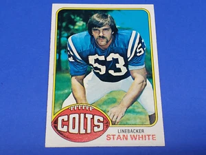1976 TOPPS FOOTBALL #312 STAN WHITE HIGH GRADE NEAR MINT NRMT - Picture 1 of 3