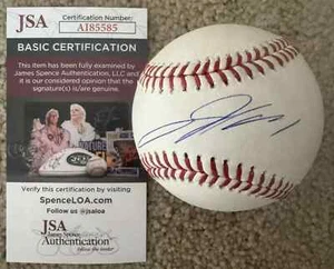AWESOME Jackson Holiday Autograph Signed Ball Baseball Baltimore Orioles JSA COA - Picture 1 of 8